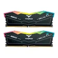 TEAMGROUP T-Force Delta RGB DDR5 32GB Kit (2x16GB) 6400MHz (PC5-51200) CL40 Desktop Memory Module Ram (Black) for Z690 - FF3D532G6400HC40BDC01