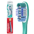 Colgate 360° Whole Mouth Clean Manual Toothbrush, 1 Pack, Medium Bristles, Reduces 151% More Bacteria