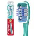 Colgate 360° Whole Mouth Clean Manual Toothbrush, 1 Pack, Soft Bristles, Reduces 151% More Bacteria