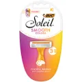 BIC Soleil Colour Collection Disposable Women's Razors - Pack of 8 Shavers, Assorted, SX3WP81-AST