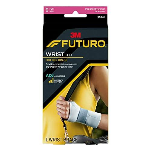 Futuro Slim Silhouette Wrist Support Left Hand Adjustable 95345EN