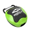 Shock Doctor Ventilated Mouth Guard Case, Universal Storage for Adult & Youth Sizes, Shock Green