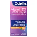 Ostelin Vitamin D3 1000IU Liquid 50mL - Vitamin D Supports Bone Strength, Healthy Immune System & Muscle Function - Promotes Dietary Calcium Absorption & Supports Bone Mineralisation