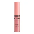 NYX Professional Makeup, liquid lipstick, High Shine & Sheer Coverage, Butter Gloss, Shade: Creme Brulee, 8 ml