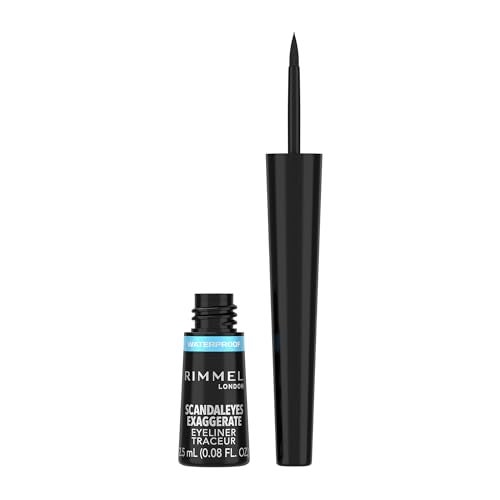 Rimmel London Exaggerate Liquid Eyeliner 100% Waterproof - #003Black
