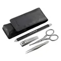TWEEZERMAN Gear Manicure and Pedicure Care Set for Men, Stainless Steel Gift Set