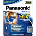 Panasonic Evolta AAA Premium Alkaline Batteries, 2-Pack (LR03EG/2B)