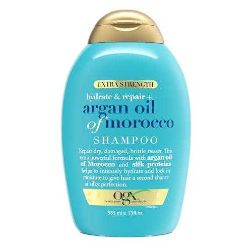 Ogx Extra Strength Hydrate & Repair + Argan Oil of Morocco Shampoo For Damaged Hair 385mL