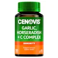 Cenovis Garlic, Horseradish + C Complex - Reduces the Severity and Duration of Common Cold Symptoms, 120 Capsules