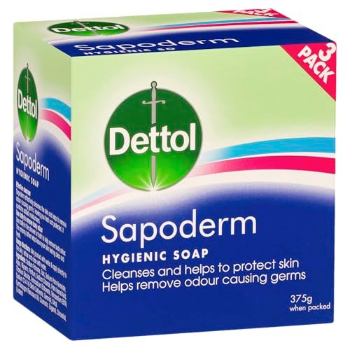 Dettol Sapoderm Hygienic Bar Soap For Acne Prone And Oily Skin 3 Pack