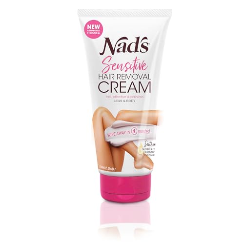 Nad's Sensitive Hair Removal Cream For Body and Legs, 150ml