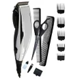 Remington Personal Haircut Kit, HC70A, Corded, 12-Piece Pack: Hair Clipper, Scissors, 5x Comb guides (3-16MM), Styling Combs, Blade Guard, Cleaning Brush And Lubricating Oil - Silver