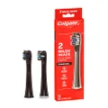Colgate Pro Series Replaceable Brush Head for Pro Clinical Electric Toothbrush, Charcoal (Pack of 2)