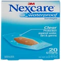 Nexcare Waterproof Strips, 31mm x 63mm (Pack of 20)