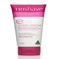 TriShave 3in1 Shave Crème for Women (Sensitive Skin Shaving Cream with Tea Tree Oil), 100 Grams, Tea Tree and Rose