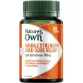 Nature's Own Cold Sore Relief Double Strength Tablets 50 - Relieves Facial Cold Sore Symptoms - Helps to Reduce Occurence of Facial Cold Sores - Supports Collagen Formation