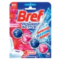 Bref Power Active Flower Blossom with Air Freshener Effect, Rim Block Toilet Cleaner, 50g
