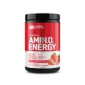 OPTIMUM NUTRITION Amino Energy Powder, Juicy Strawberry Burst, 270g, 30 Servings