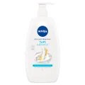 NIVEA Rich Moisture Soft Shower Cream (1L), Moisturising Shower Gel with Almond Oil,detox cleanse, best body wash, soap free body wash, body cleansing