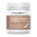 Healthy Care New Zealand 500mg Green Lipped Mussel Capsules, 250 Count | Help reduce symptoms of mild arthritis and mild joint pain