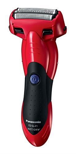 Panasonic Rechargeable 3-Blade Electric Cordless Wet/Dry Men's Shaver, Red