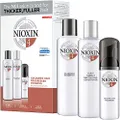 NIOXIN System 4 Trio Pack, Cleanser Shampoo + Scalp Therapy Revitalising Conditioner + Scalp & Hair Treatment (150mL + 150mL + 40mL), For Coloured Hair with Progressed Thinning