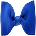 Schoolies Hair Accessories Clip On Bows 2 Pieces, Kool Blue