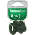 Schoolies Hair Accessories Coils, Groovy Green, 4 Count