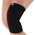 Body Assist Sports Elastic Slip-On Knee Support with Closed Patella, Medium