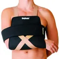 Body Assist Deluxe Pouch Arm Sling and Swathe, Black Large-X-Large