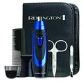 Remington 3-in-1 Trimmer Nose, NE118AU, Ear and Face Trimmer/Groomer Kit, Stainless Steel Blades, Detailed Trimmera, Fully Washable & Waterproof, Blue & Black