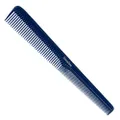 Dateline Professional Celcon #406 Barbers Comb, Blue, 1 count