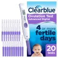 Clearblue Advanced Digital Ovulation Test, 20 count