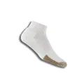 Thorlos Unisex Thick Padded Tennis Socks, Mini Crew, White, Medium (Women's Shoe Size: 6.5-10.0, Men's Shoe Size 5.5-8.5)