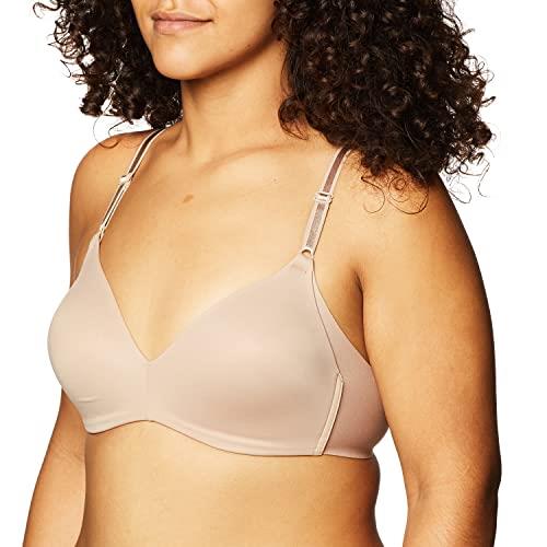 Warner's Women's No Side Effects Wire-Free Contour Bra, Toasted Almond, 34B