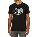 Deus Ex Machina Men s Shield Workout and Training Shirts, Black, Large US