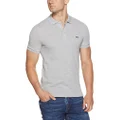 Lacoste Lacoste Men Basic Slim Fit Polo, Silver Chine, 06F, X-Large