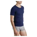 Bonds Men's Underwear Cotton Blend Raglan Cut T-Shirt, Dark Blue, 22 / XX-Large
