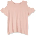 LEE Women's No Brainer Cut-Out Tee, Dusty Pink, 8