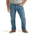 Wrangler Authentics Men's Classic 5-Pocket Regular Fit Flex Jean, Vintage Blue Flex, 30W x 29L