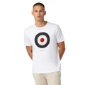 Ben Sherman Men's Target T-Shirt, Bright White, XX-Large