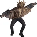 Rubie's Mens Godzilla Men's Deluxe King Ghidorah Costume, X-Large Adult Sized Costumes, As Shown, X-Large US, As Shown, X-Large