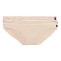 Bonds Women's Underwear Hipster Bikini Brief, New Base Blush (3 Pack), 12 (3 Pack)
