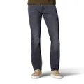 Lee Men's Extreme Motion Slim Straight Jean, Lead Gray, 29W x 30L