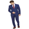 Livorno Kelly Country Slim Fit Royal Suit - Big Mens Size 60