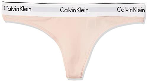 Calvin Klein Women's Modern Cotton Thong, Nymph's Thigh, XS