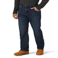 Wrangler Riggs Workwear Men's Five Pocket Single Layer Insulated Jean, Dark Wash, 30W x 30L