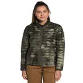 The North Face Women’s Thermoball Eco Insulated Jacket - Fall or Winter Coat, New Taupe Green Vapor Ikat Print Matte, M