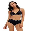 Bonds Womens Underwear Bloody Comfy Period Undies Full Brief Moderate, Black (1 Pack), 14