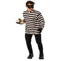 Rubie's Men s Burglar Adult Sized Costumes, Black/White, Large US